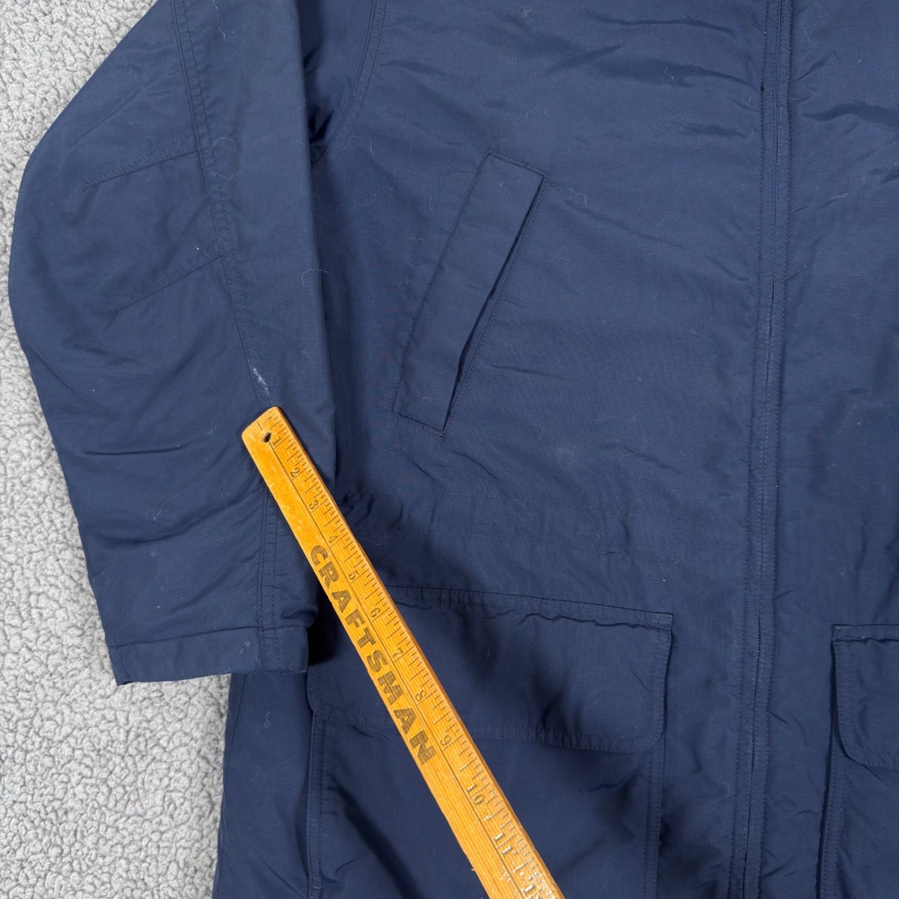 Lands End Classic Squall Bomber Jacket Women L Fleece Lined Polartec Vintage 90s - Picture 5 of 14